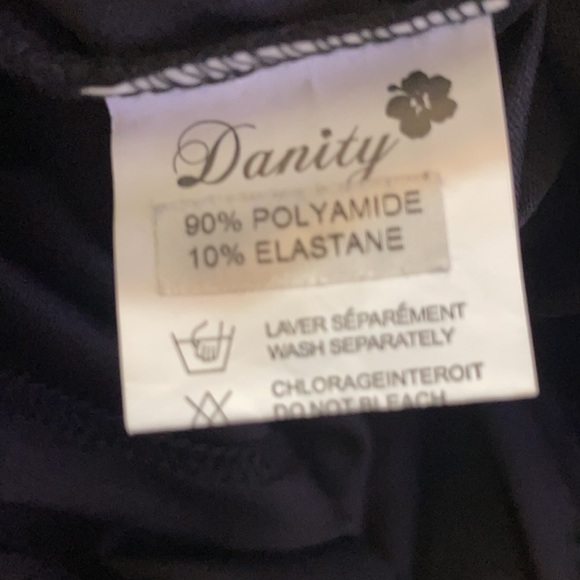 Beautiful Black Lace Dress with Sheer Panel /Large - Picture 11 of 11